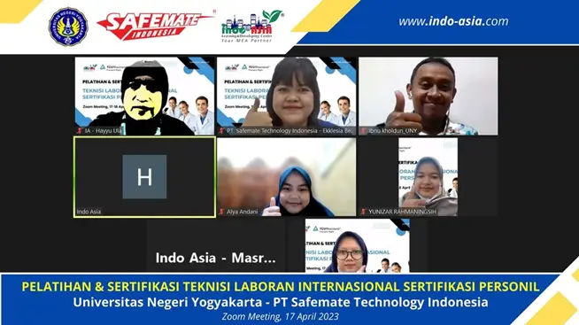 Indo Asia Academy Selenggarakan Pelatihan dan Sertifikasi Teknisi Laboran Internasional di Universitas Negeri Yogyakarta