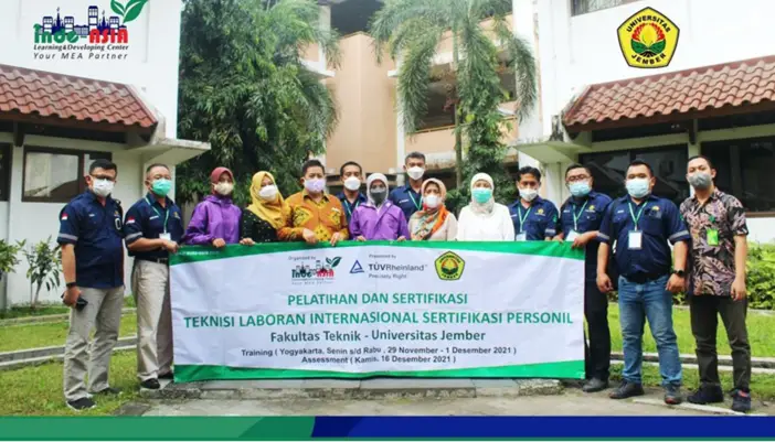 Pelatihan dan Sertifikasi Teknisi Laboran Internasional Personil – Fakultas Teknik Universitas Jember