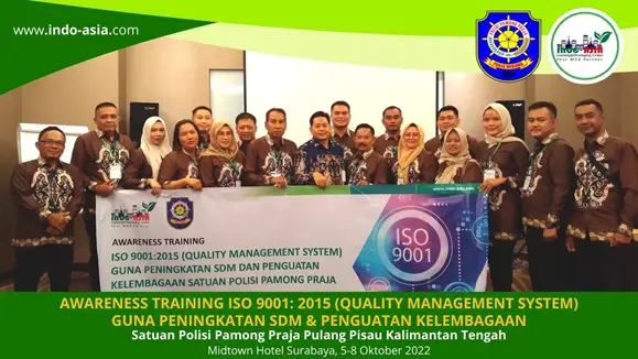 Satpol PP Pulang Pisau Tingkatkan Mutu Layanan Lewat Pelatihan ISO 9001:2015 di Surabaya